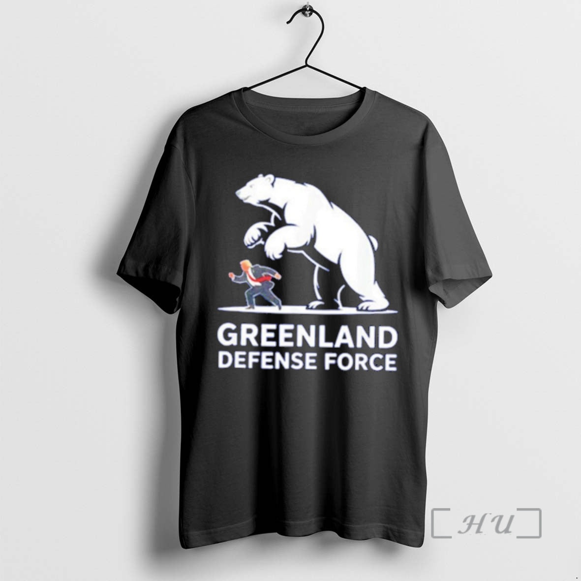 New Greenland Trump Defense Polar Bear Political T-Shirts, Hoodie, Sweatshirt | PrintMintTees.com