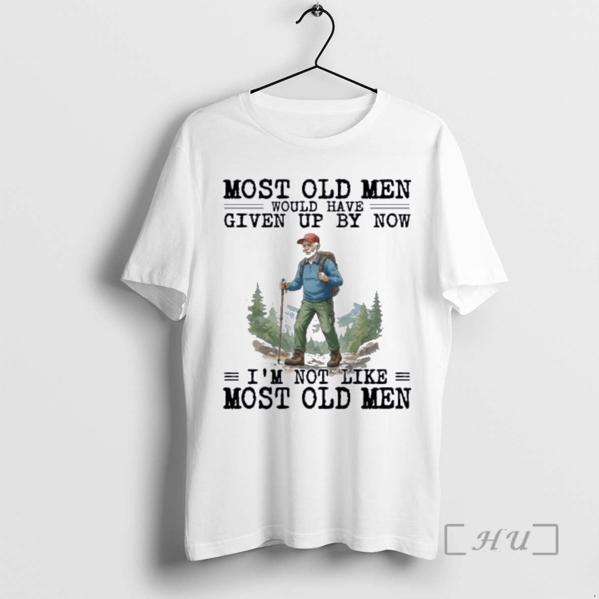 New Hiking Scooter Most Old Men Would Have Given Up By Now Premium T Shirts Hoodie, Sweatshirt | PrintMintTees.com