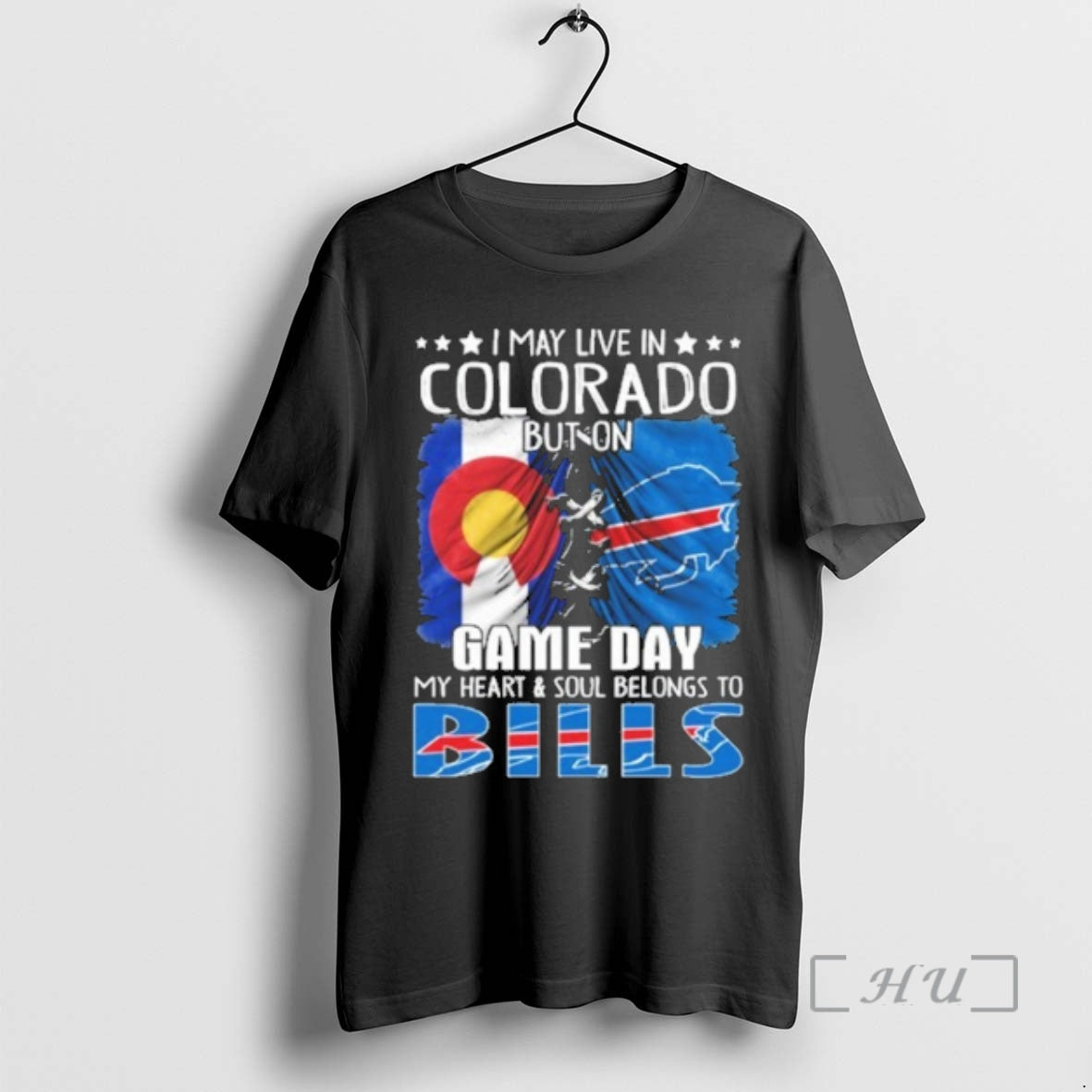 New I May Live In Colorado But On Gameday My Heart And Soul Belongs To T-Shirts, Hoodie, Sweatshirt | PrintMintTees.com