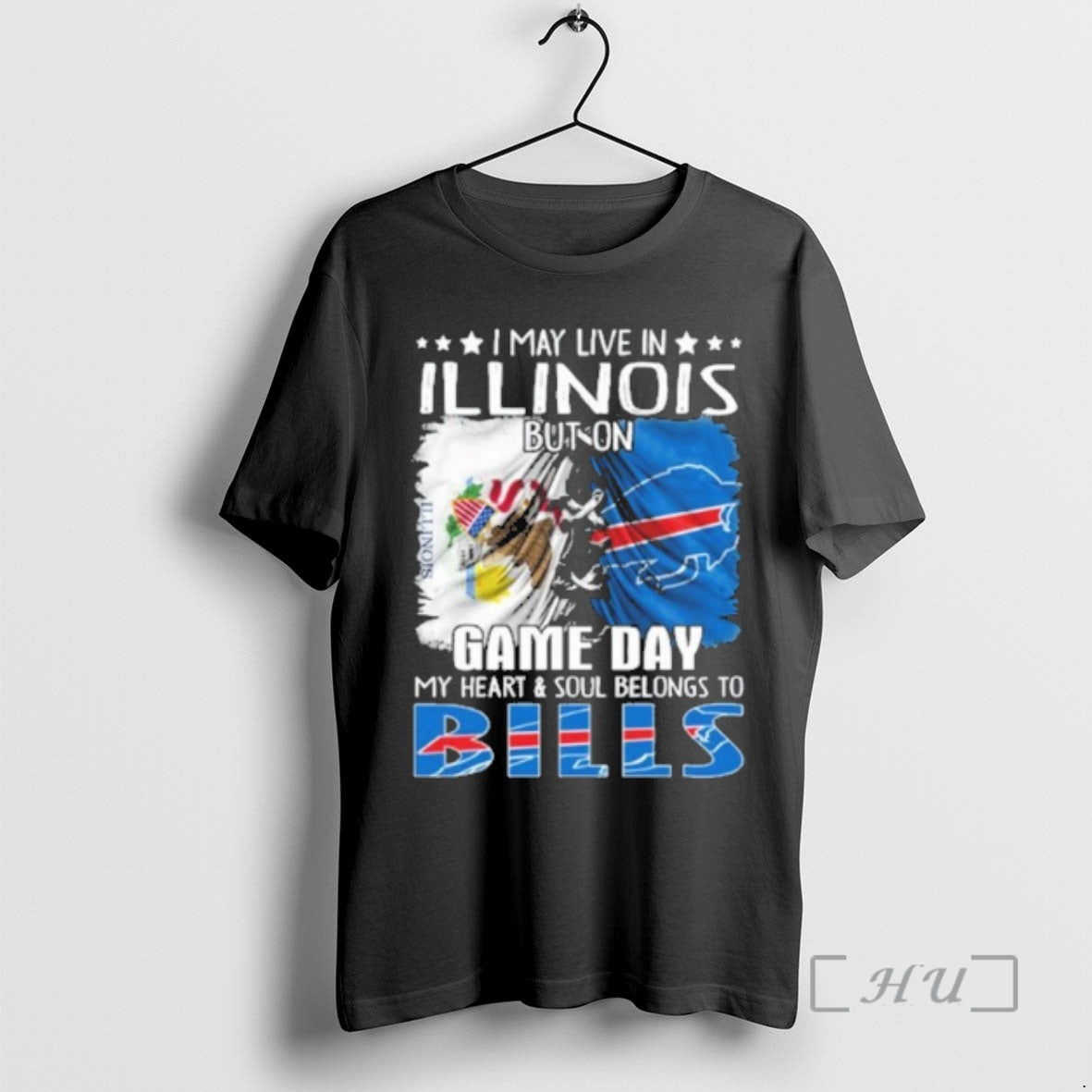 New I May Live In Illinois But On Gameday My Heart And Soul Belongs To T-Shirts, Hoodie, Sweatshirt | PrintMintTees.com