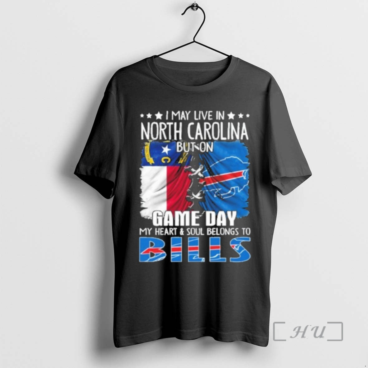 New I May Live In North Carolina But On Gameday My Heart And Soul Belongs T-Shirts, Hoodie, Sweatshirt | PrintMintTees.com