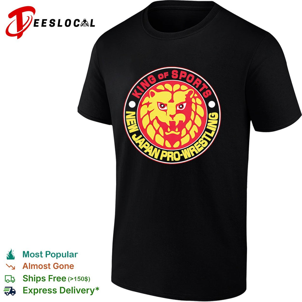 New Japan Pro Wrestling King of Sports Lion logo Shirt