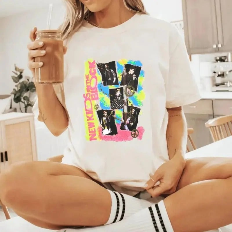 New Block Nkotb Shirt Classic Rock Concert Nkotb 2024 Concert Nkotb Group Concert Shirt Short Sleeve Shirt T-Shirts, Hoodie, Sweatshirt