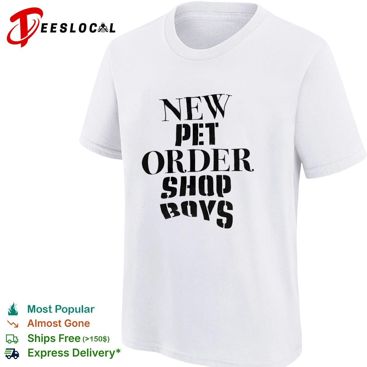 New Order Pet Shop Boys shirt