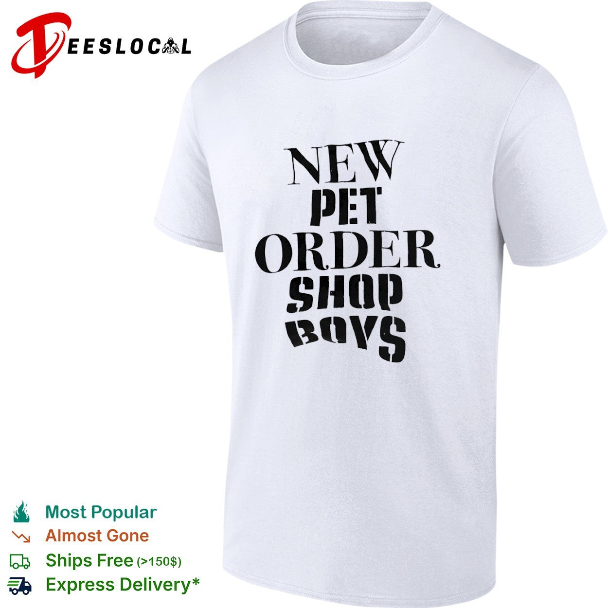 New Order Pet Shop Boys shirt