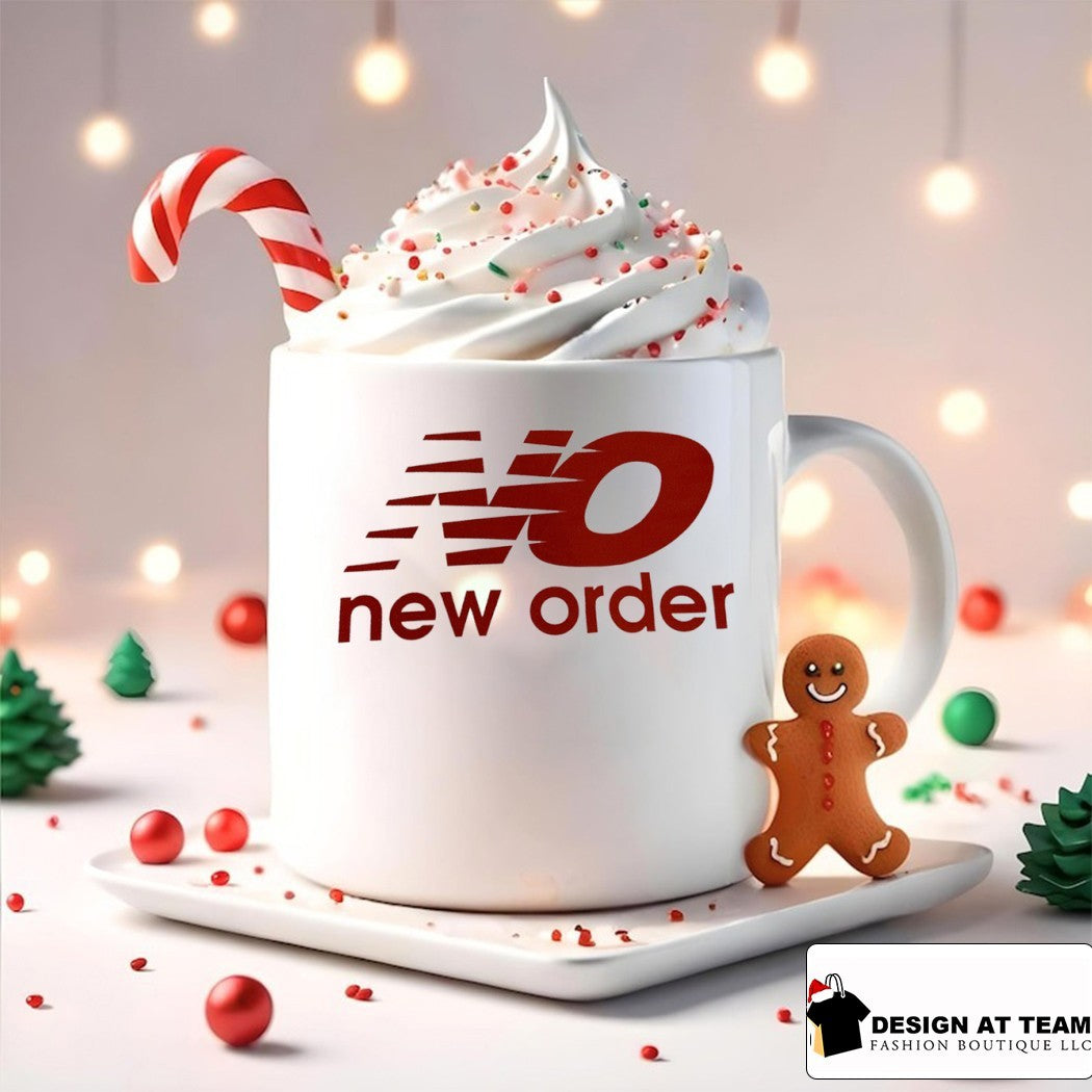 New Order band merch red logo apparel new order shirt