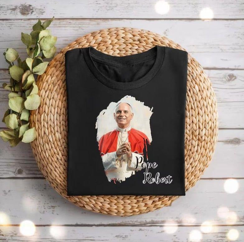 New Pope Robert Prevost Shirt Leo XIV Shirt Pope Robert Shirt Hoodie Sweatshirt | PrintMintTees.com