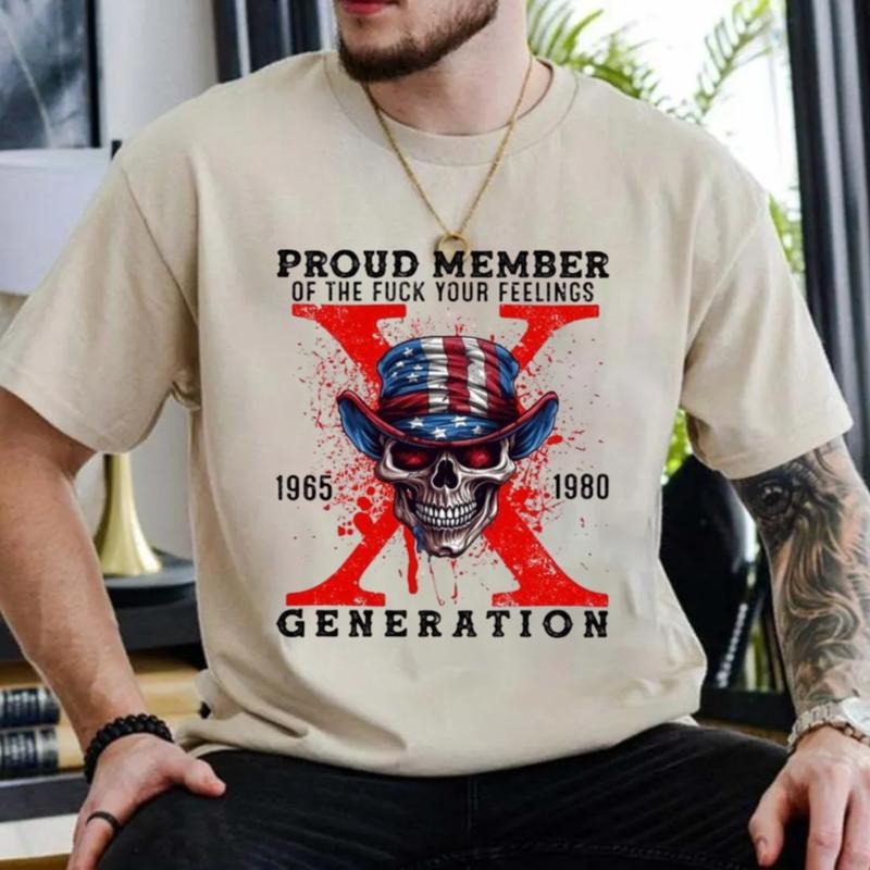 New Version Generation X T Shirt, Gen X Tshirt, Skull Halloween Gen X Shirt, Unisex Short Sleeve Tee Shirt Hoodie, Sweatshirt