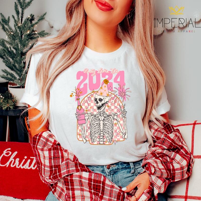 New Years 2024 T-Shirt, New Years Eve Sweatshirt, NYE Sweatshirt, 2024 Sweatshirtstyle{n002}2 Hoodie | PrintMintTees.com