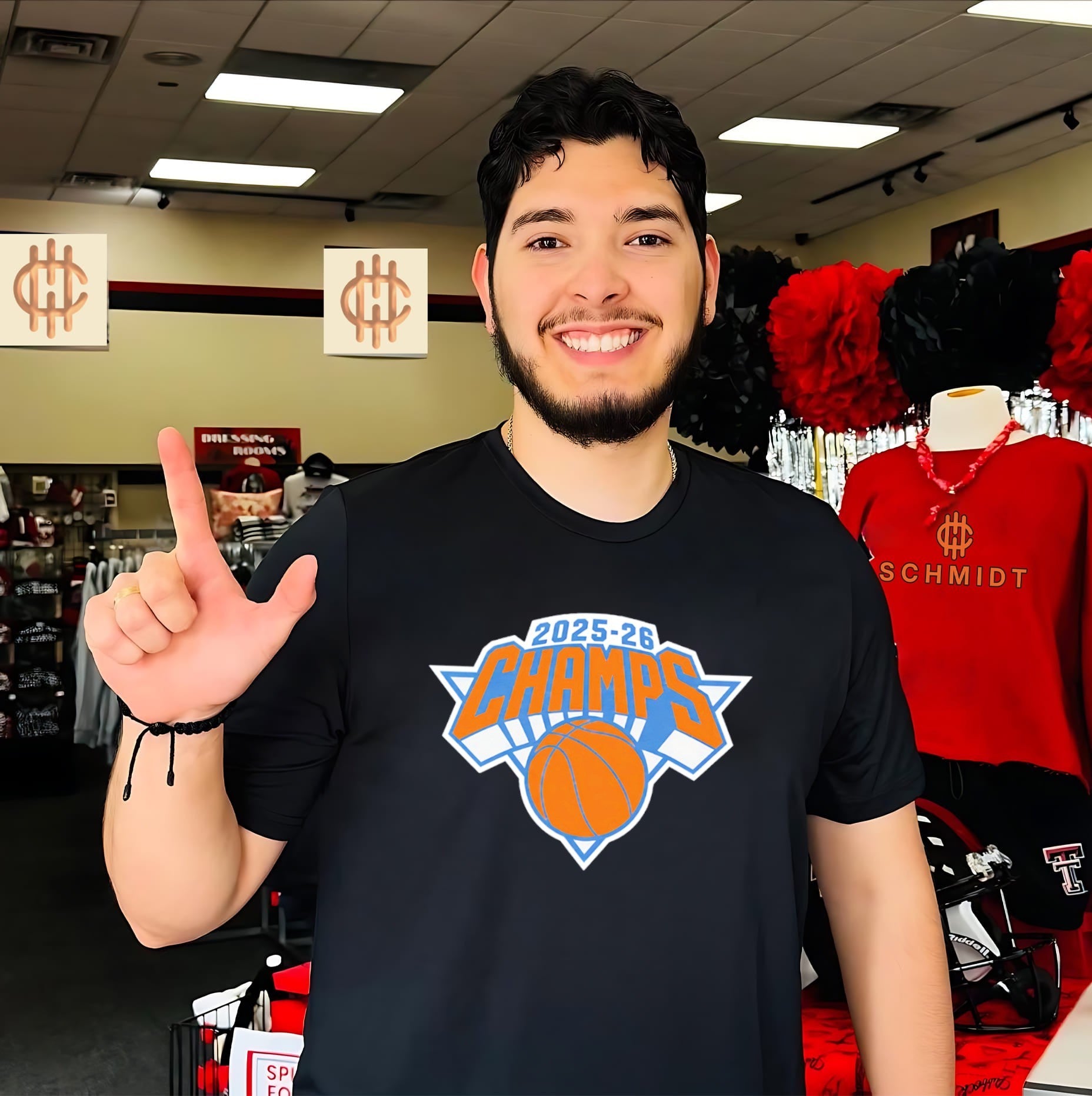 New York Champs 2025-26 logo shirt