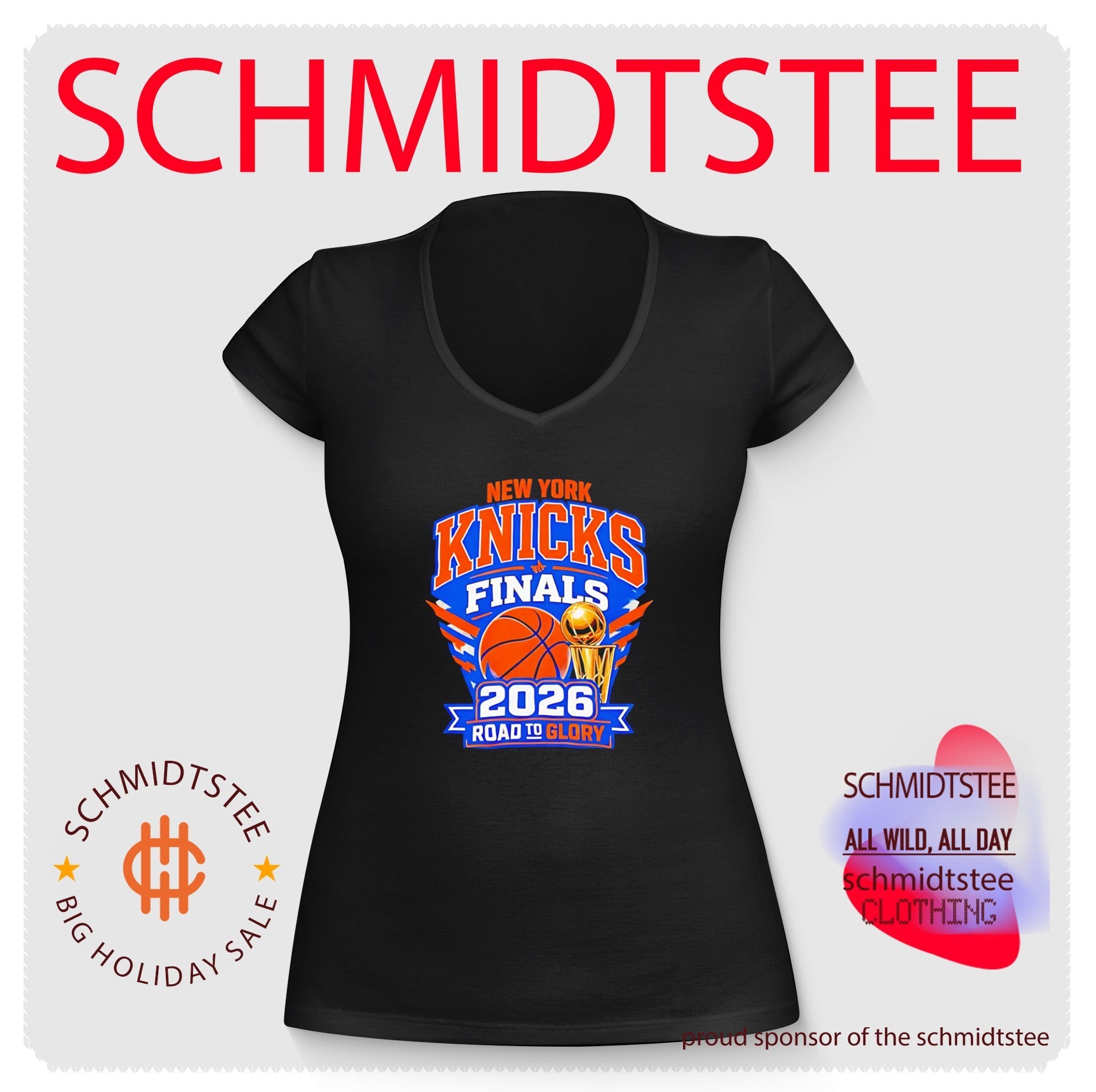 New York Knicks 2026 Finals Road to Glory trophy shirt