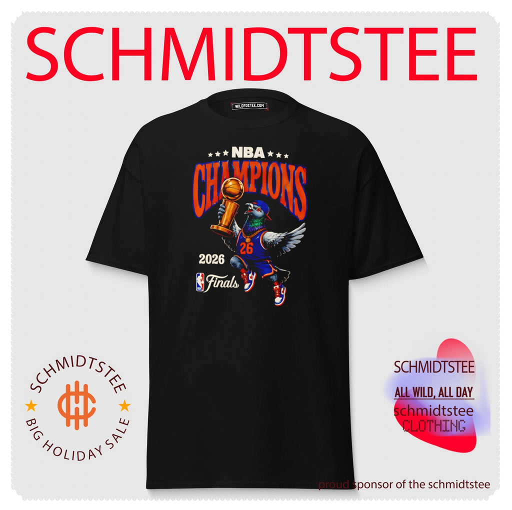 New York Knicks 2026 NBA Champions Pigeon shirt