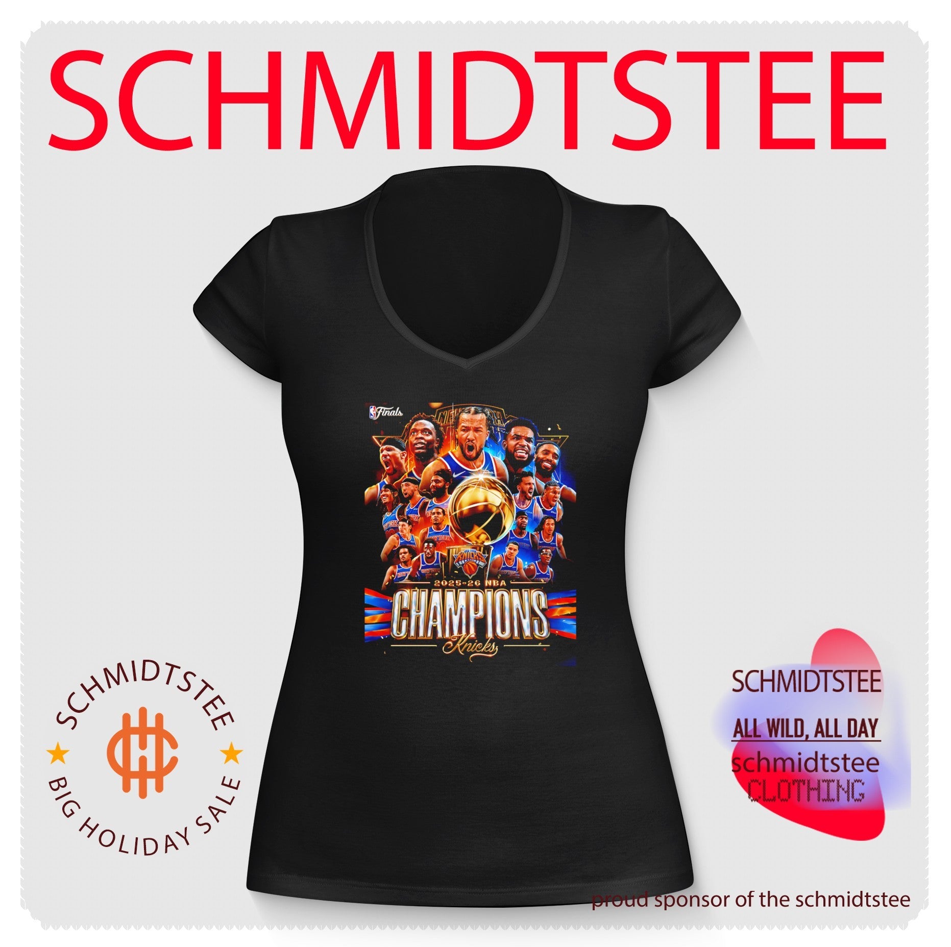 New York Knicks 2026 NBA World Champions celebration poster shirt