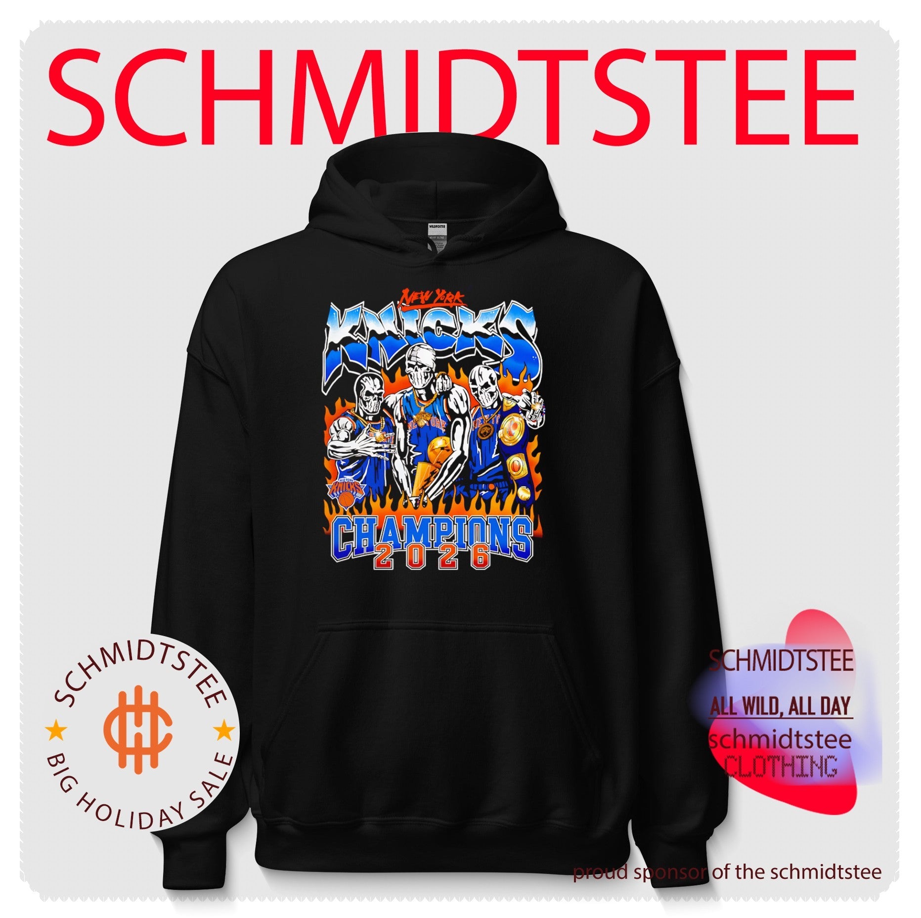 New York Knicks 2026 Nba Finals Champions skeleton shirt