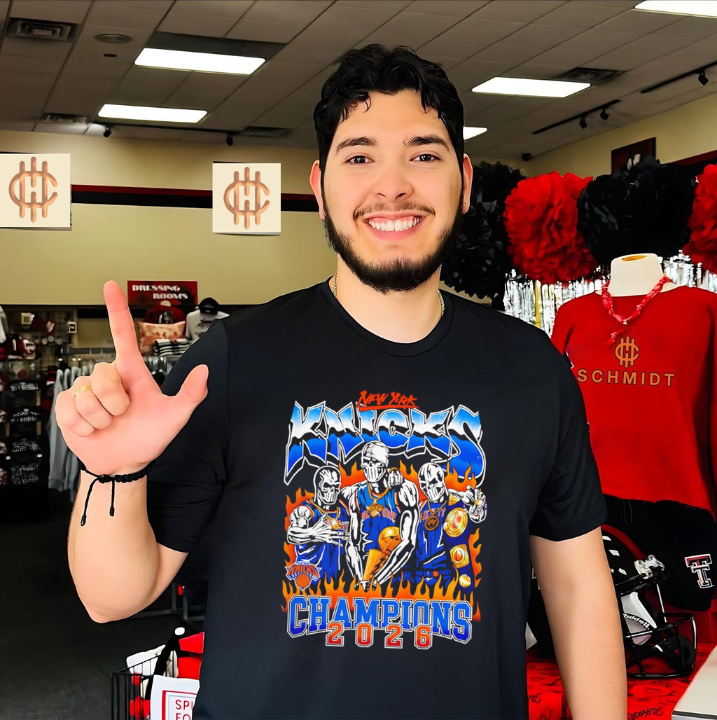 New York Knicks 2026 Nba Finals Champions skeleton shirt
