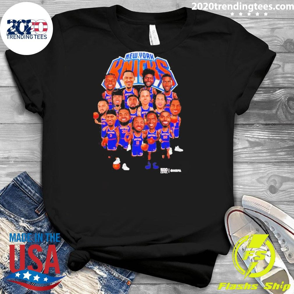 New York Knicks 2026 Playoffs Players Caricature Shirt