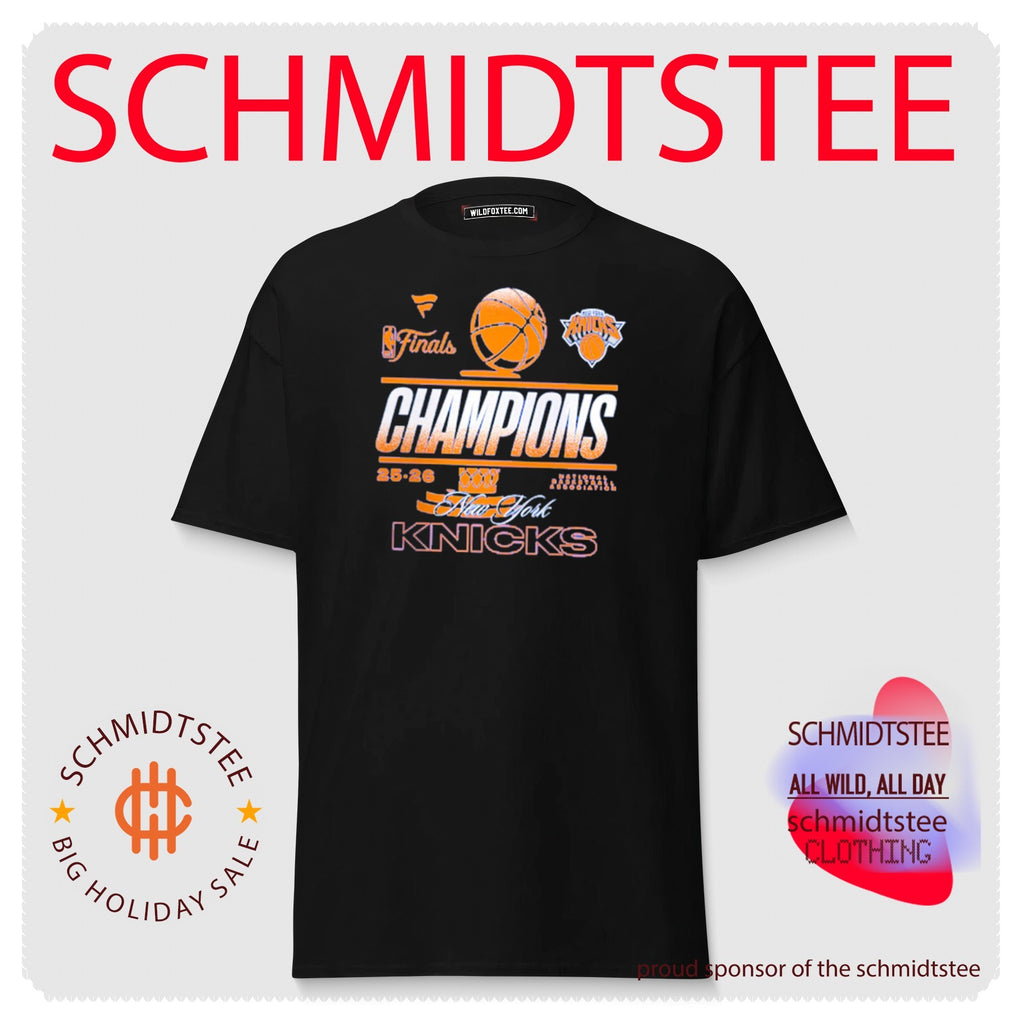 New York Knicks 25 26 NBA Finals Champions Trophy shirt
