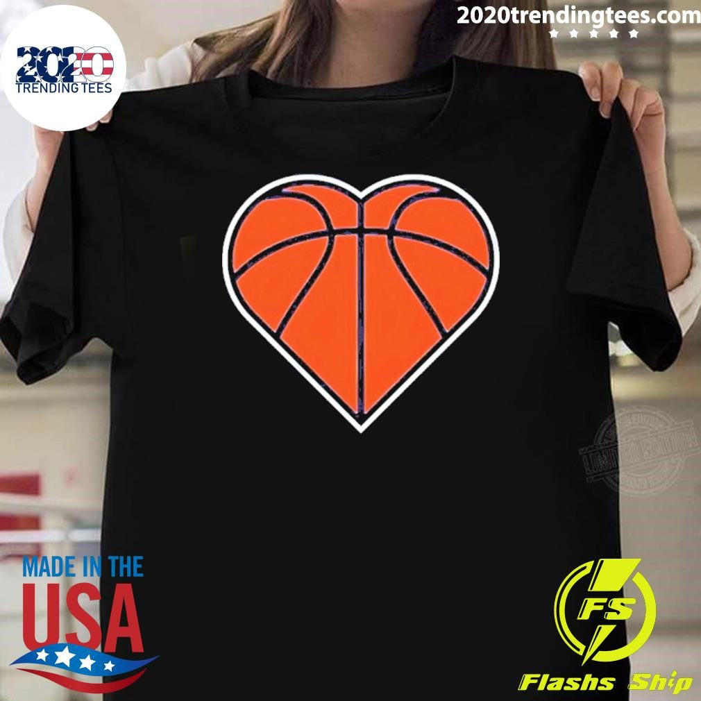New York Knicks Basketball Heart Shirt