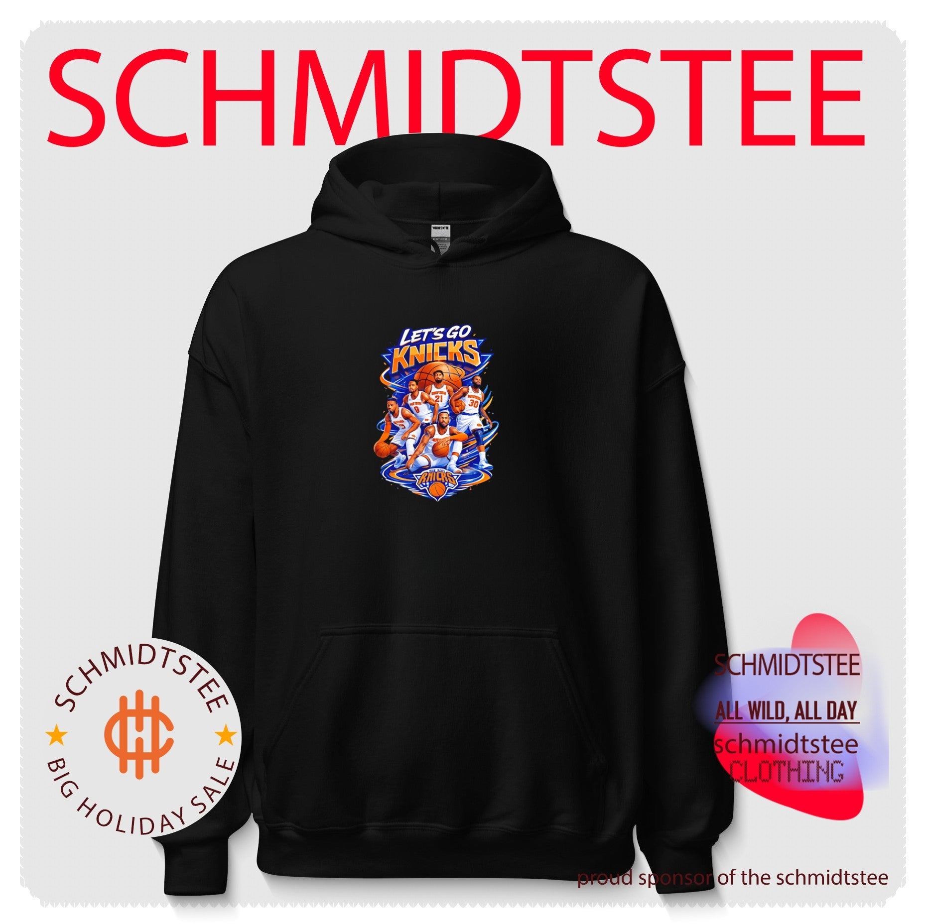 New York Knicks Let’s Go Knicks illustration shirt