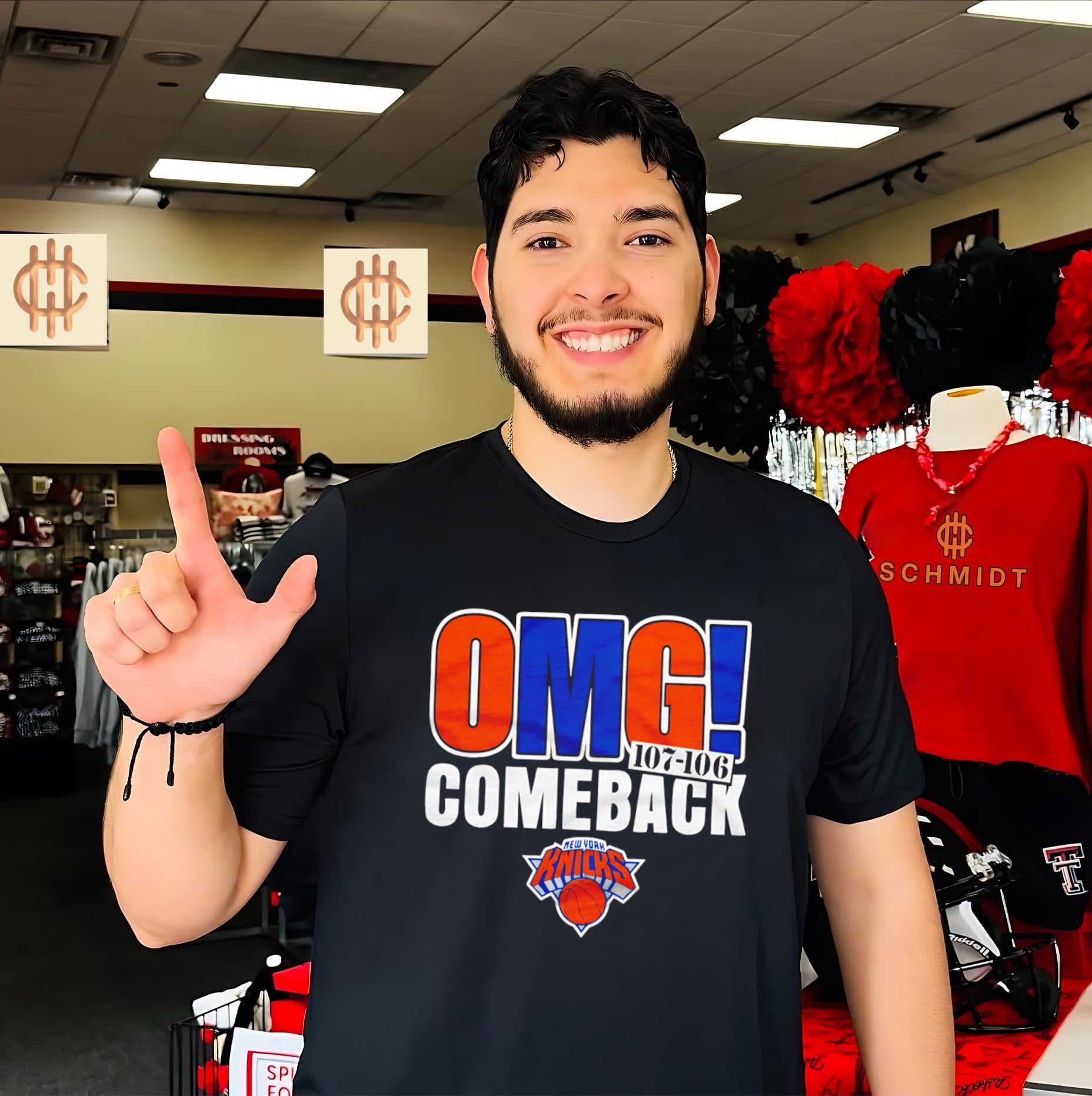 New York Knicks OMG Comeback 107 106 shirt