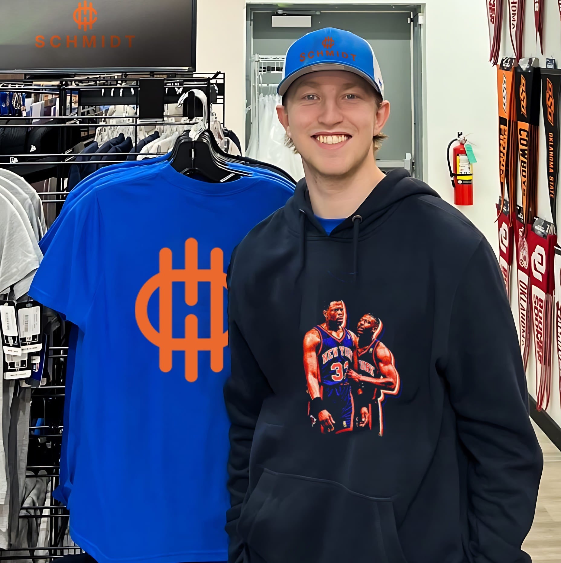 New York Knicks Patrick Ewing and John Starks vintage shirt