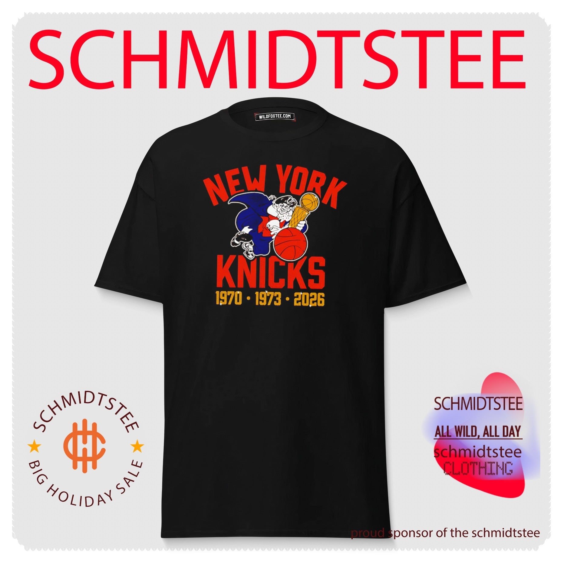 New York Knicks Three-Time NBA Finals Champions Knickerbocker 1970 1973 2026 shirt