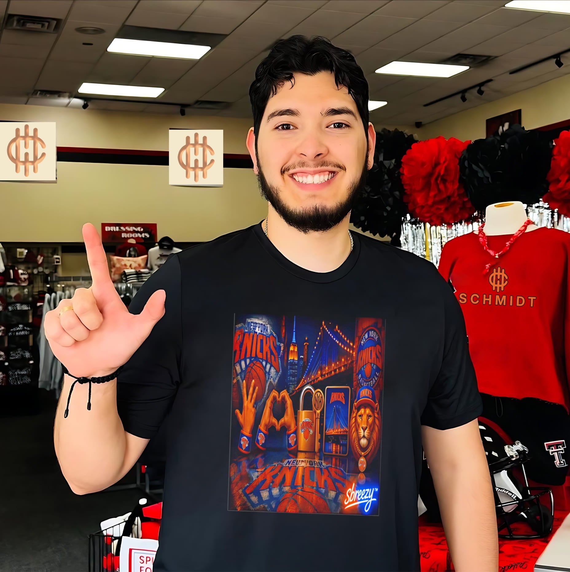 New York Knicks emoji illustration shirt