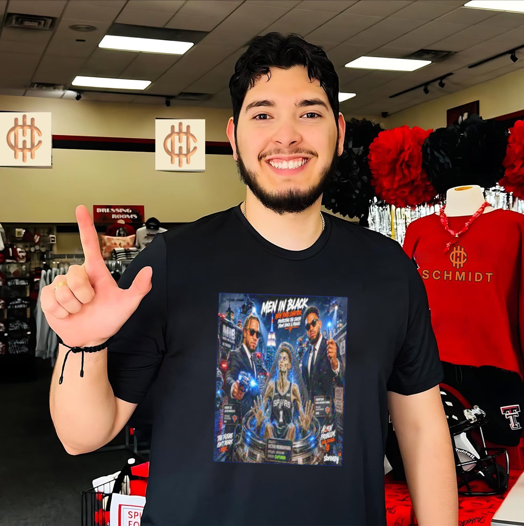 New York Knicks features Men In Black and Victor Wembanyama shirt