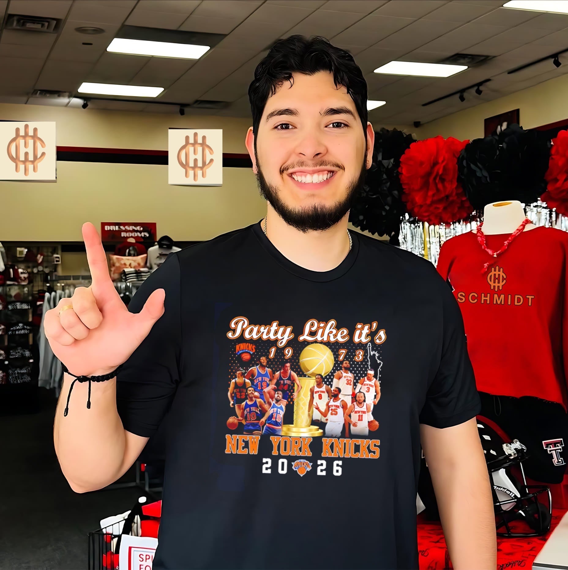 New York Knicks party like it’s 1973 graphic shirt