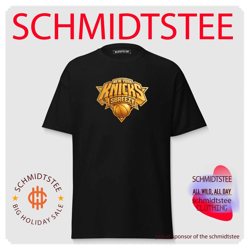 New York Knicks sbreezy golden logo shirt