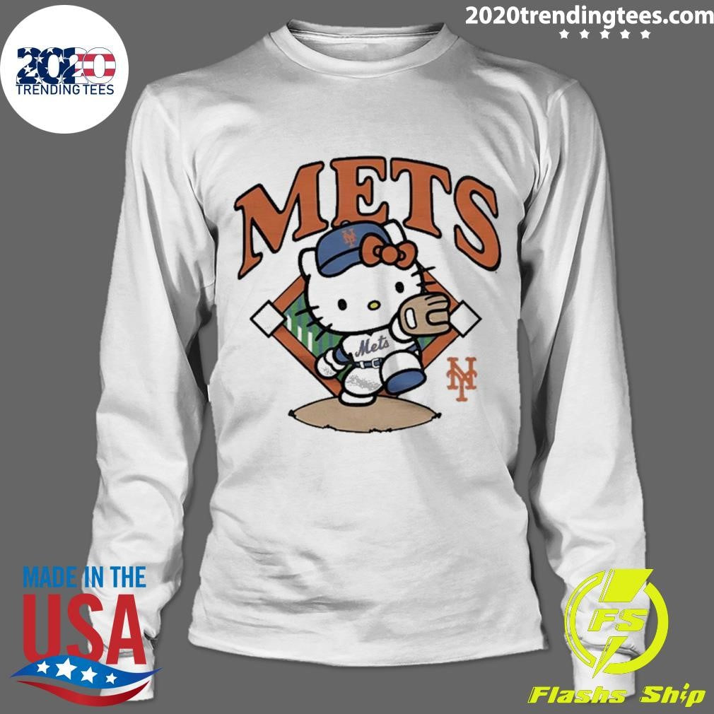 New York Mets Mlb X Hello Kitty Shirt