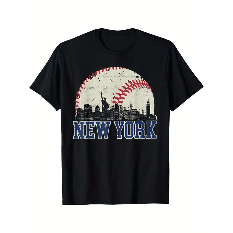 New York Retro Baseball Lover Met At Game Day T-Shirt made in usa Hoodie Sweatshirt | PrintMintTees.com