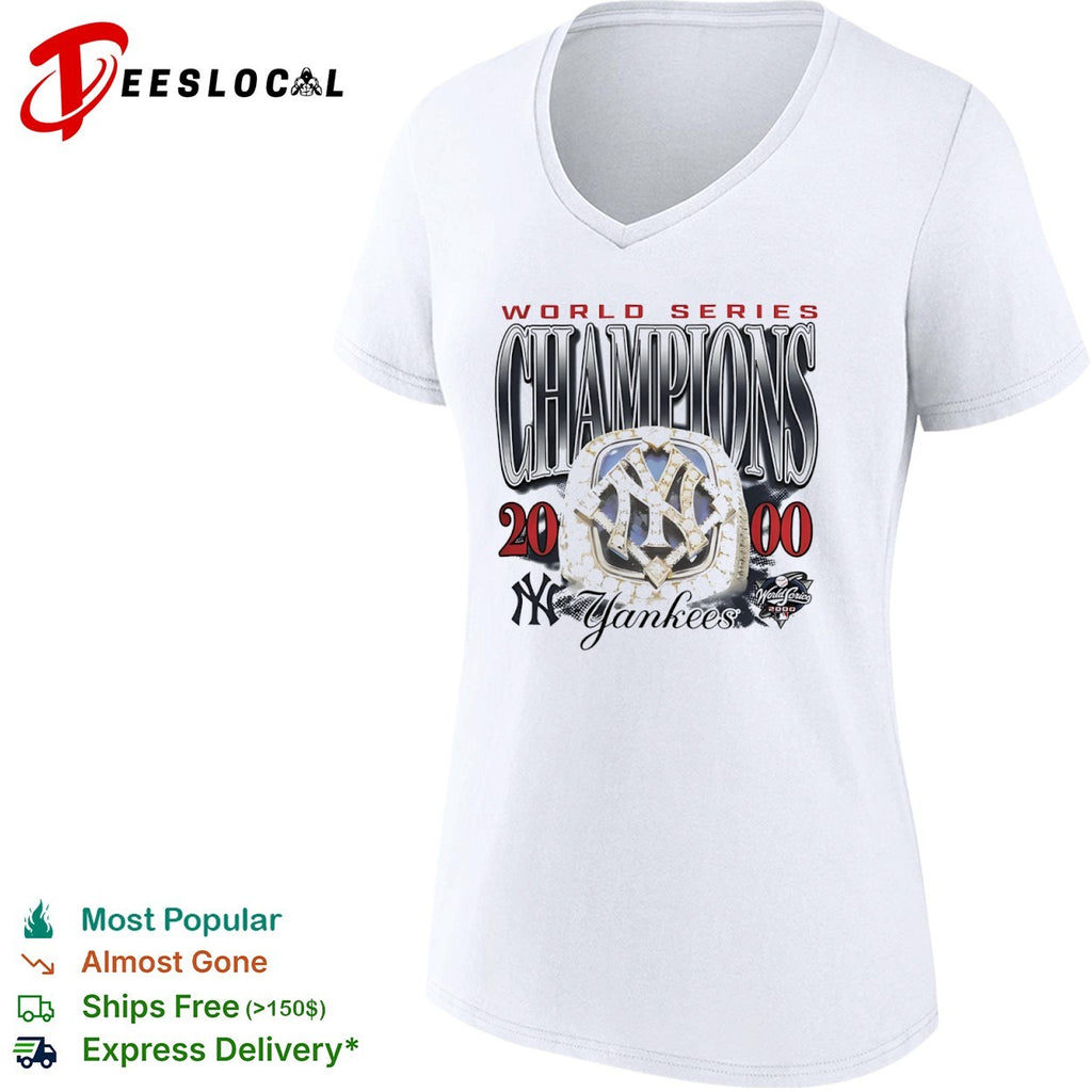 New York Yankees 2000 World Series Champions Ring shirt