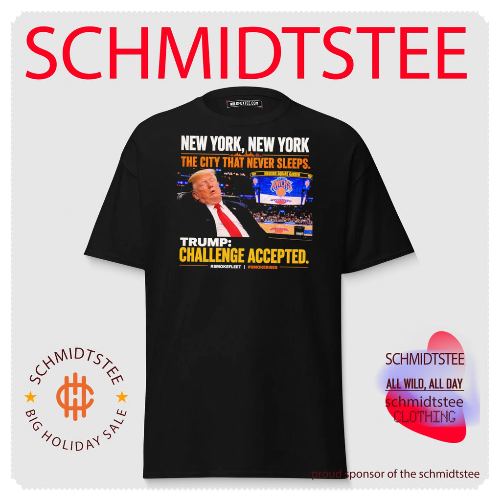New York the city that never sleeps Trump challenge accepted retro shirt