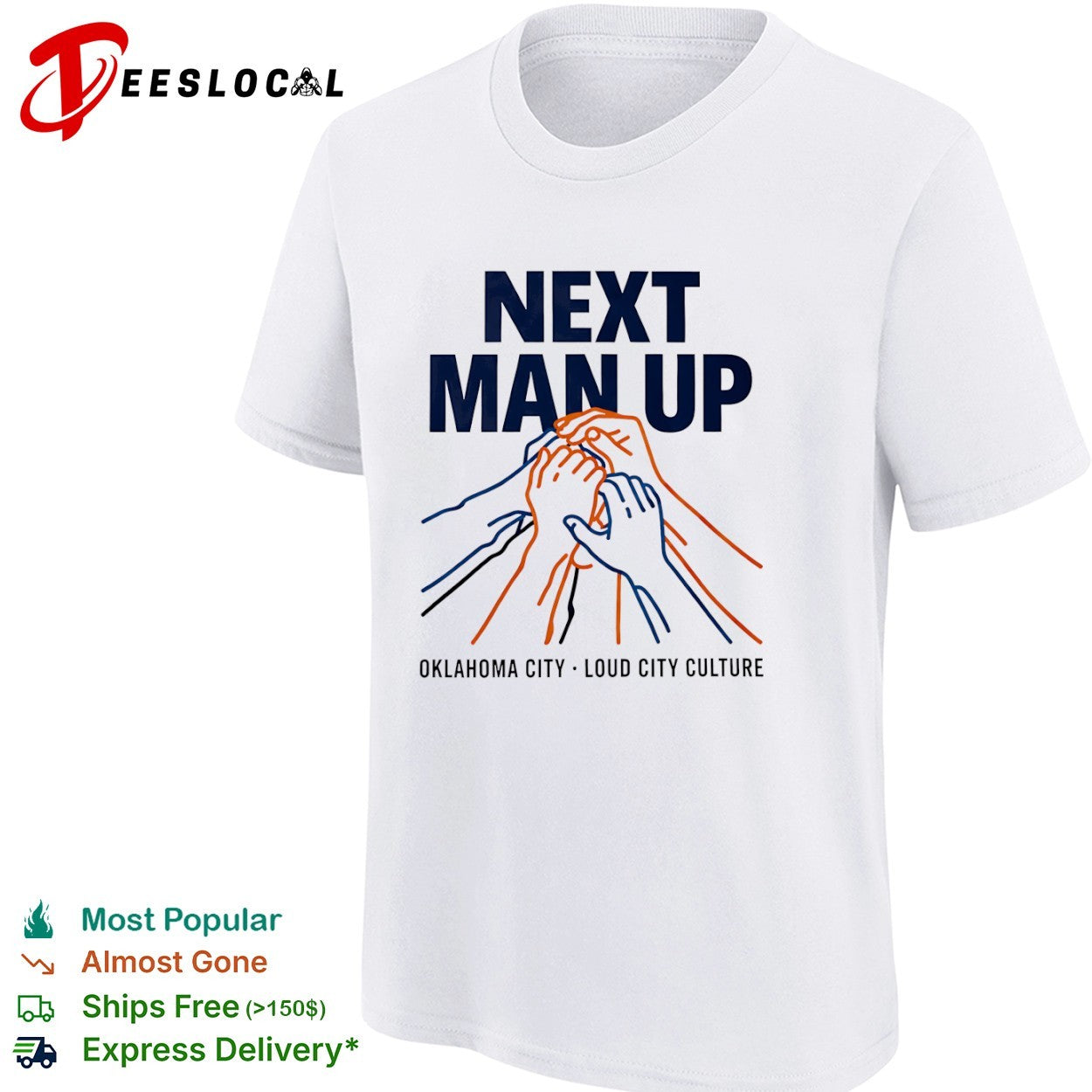 Next Man Up Oklahoma City Loud City Culture basketball shirt