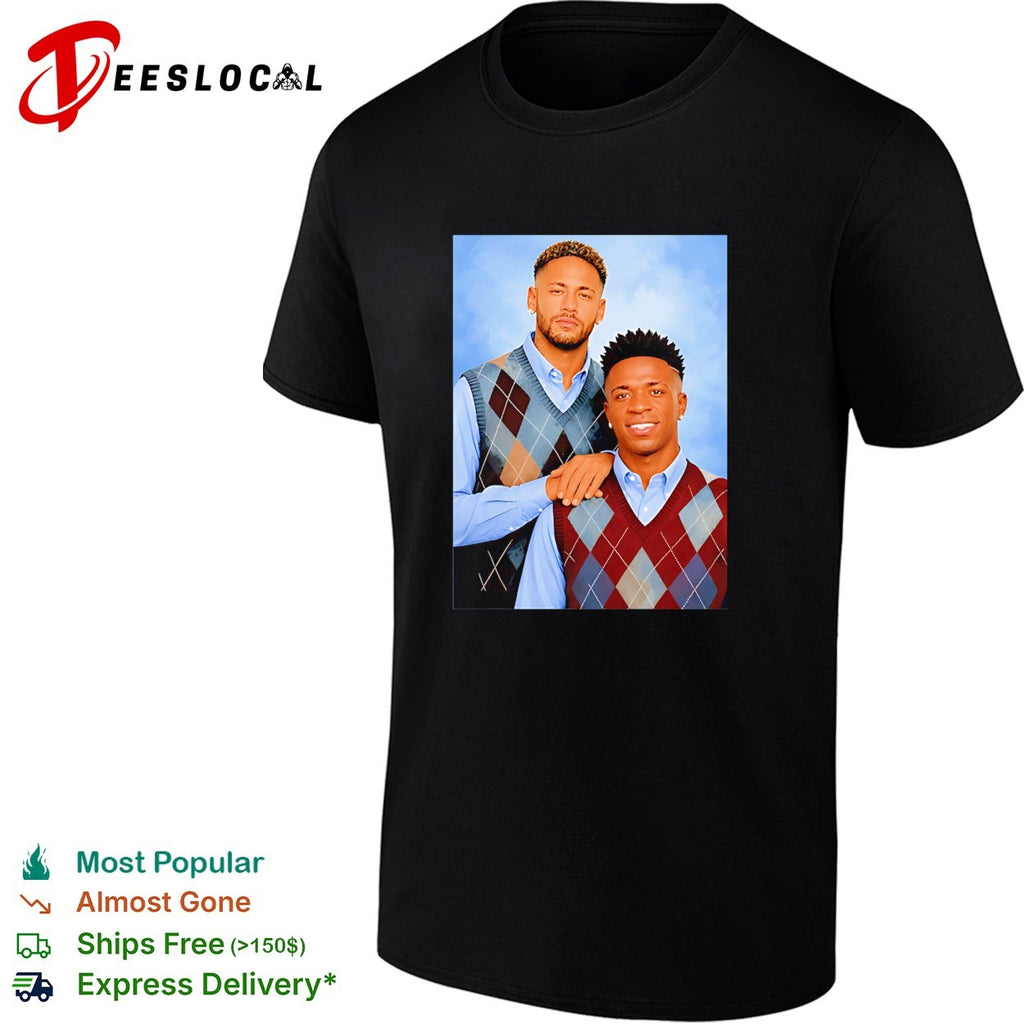 Neymar and Vinicius Junior Brazil National Football Team 2026 step brothers shirt