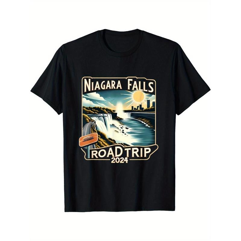 Niagara Falls 2024 Family Summer Vacation Travel T-Shirt Made in USA Hoodie Sweatshirt | PrintMintTees.com