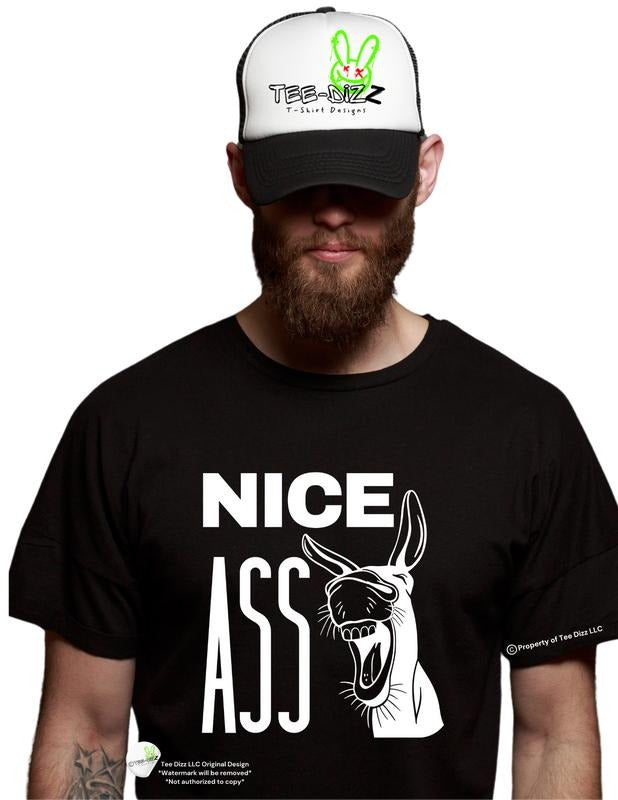 Nice Donkey - Men's Funny Graphic T-shirt Hoodie Sweatshirt | PrintMintTees.com