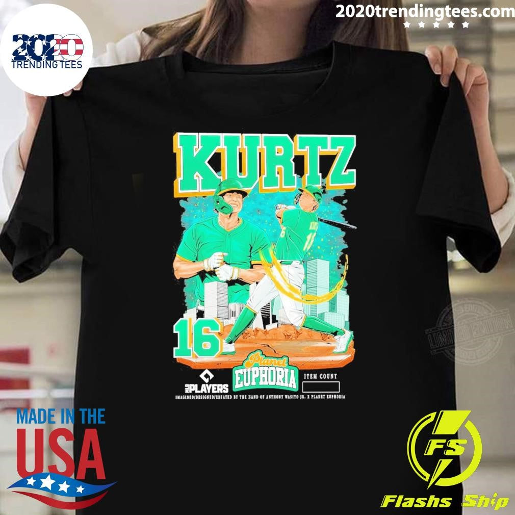 Nick Kurtz Athletics Mlb Players Planet Euphoria Artwork 2026 Shirt