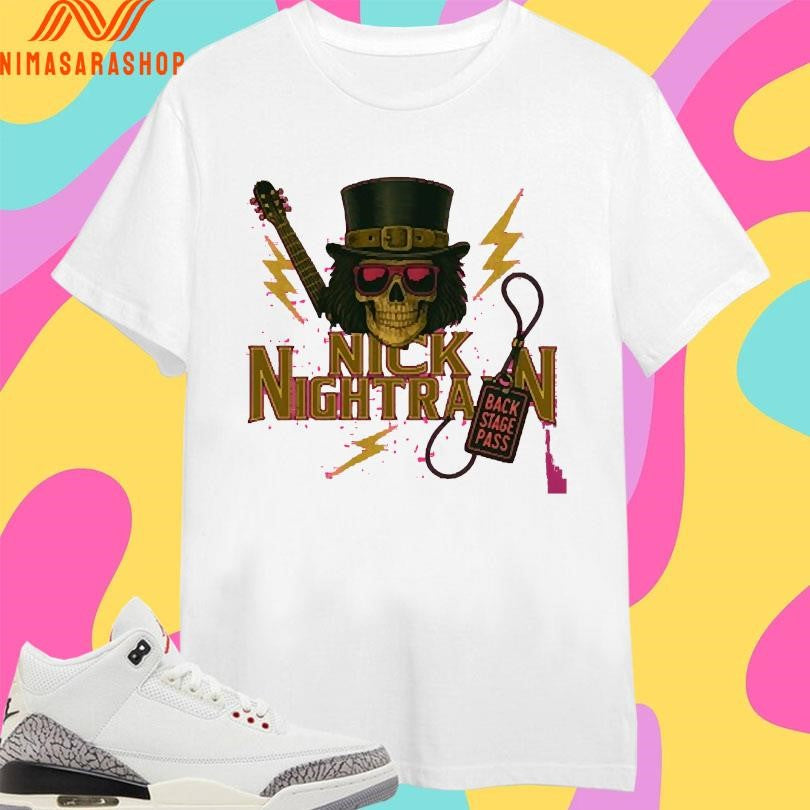 Nick Nightrain Back Stage Pass Shirts