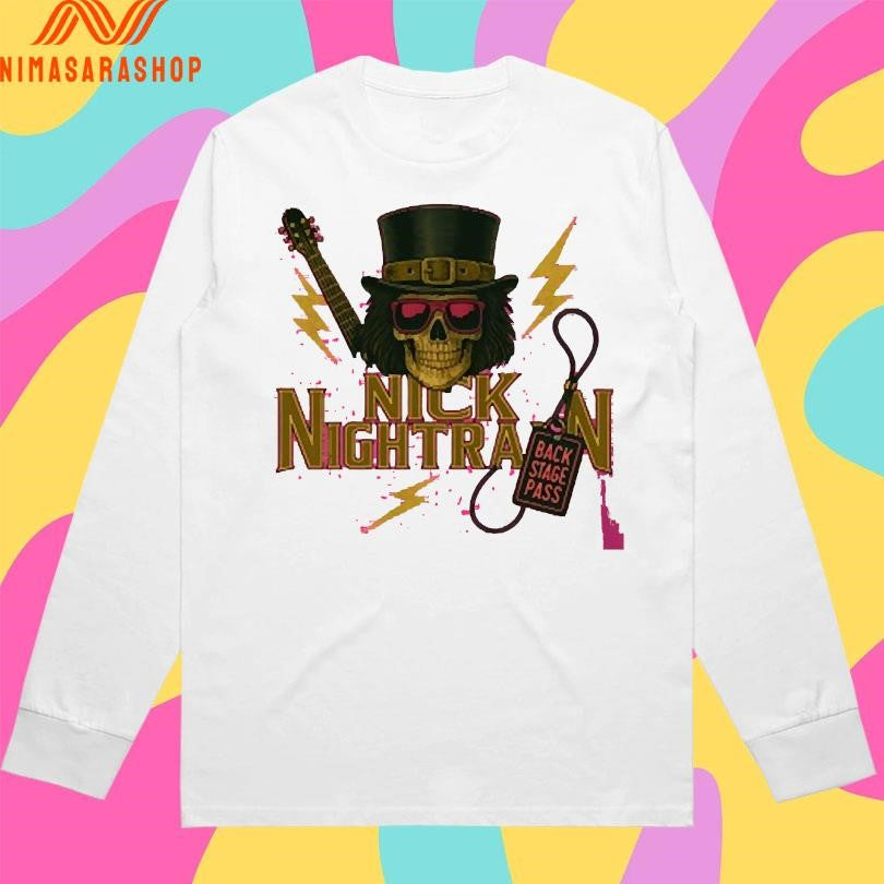 Nick Nightrain Back Stage Pass Shirts