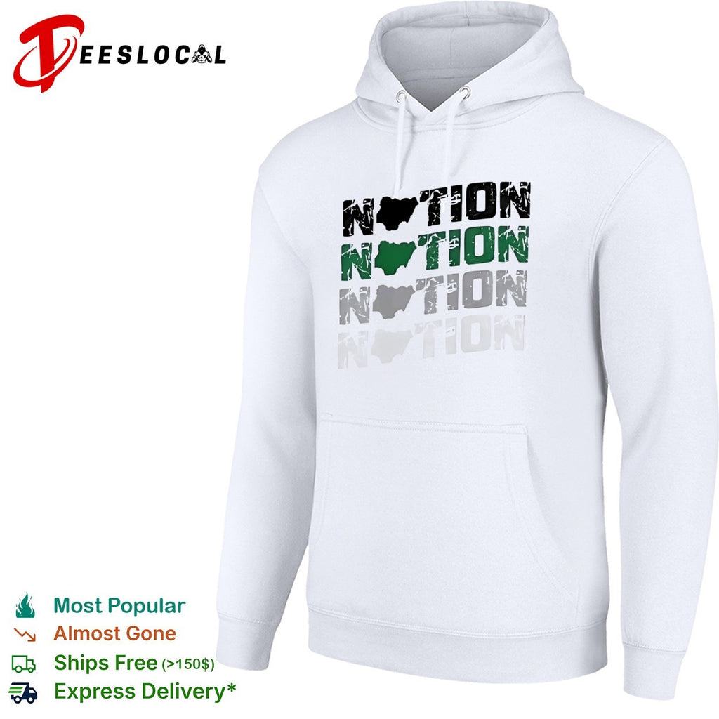 Nigeria Nation Map Grunge shirt