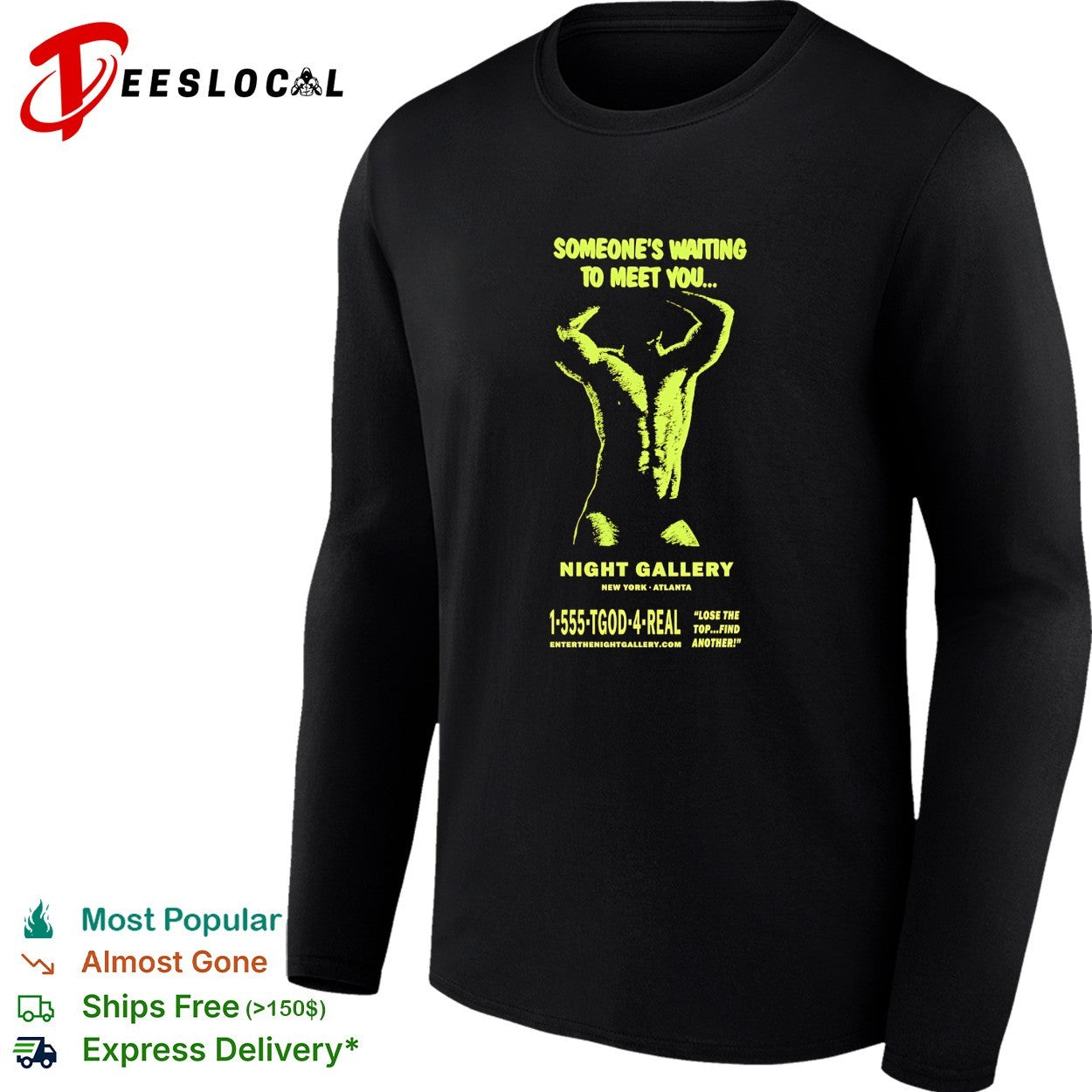 Night Gallery New York Atlanta nightclub shirt