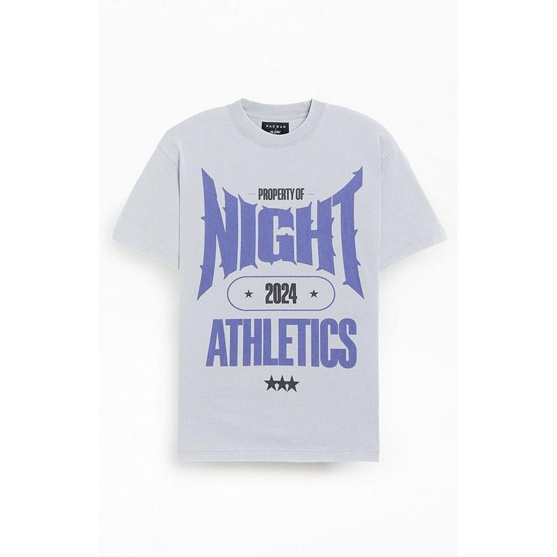 Nightlab Men's Heather Grey Gym T-Shirt - Multicolor Hoodie, Sweatshirt | PrintMintTees.com