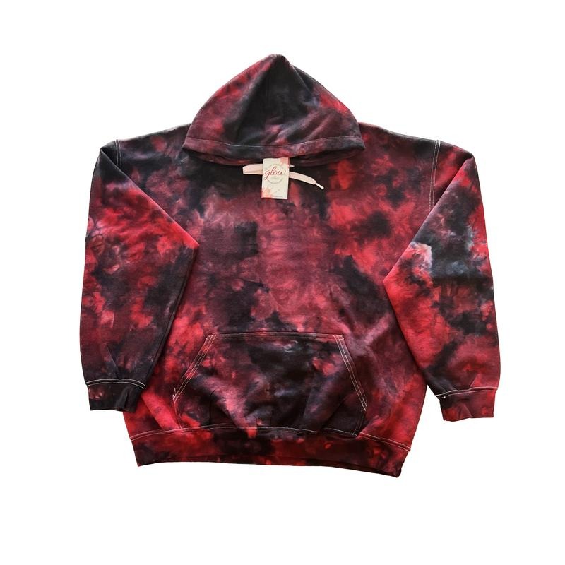 Nightmare Drip Inspired Halloween Popular Red Black Tie Dye Hooded T-Shirts, Hoodie, Sweatshirt