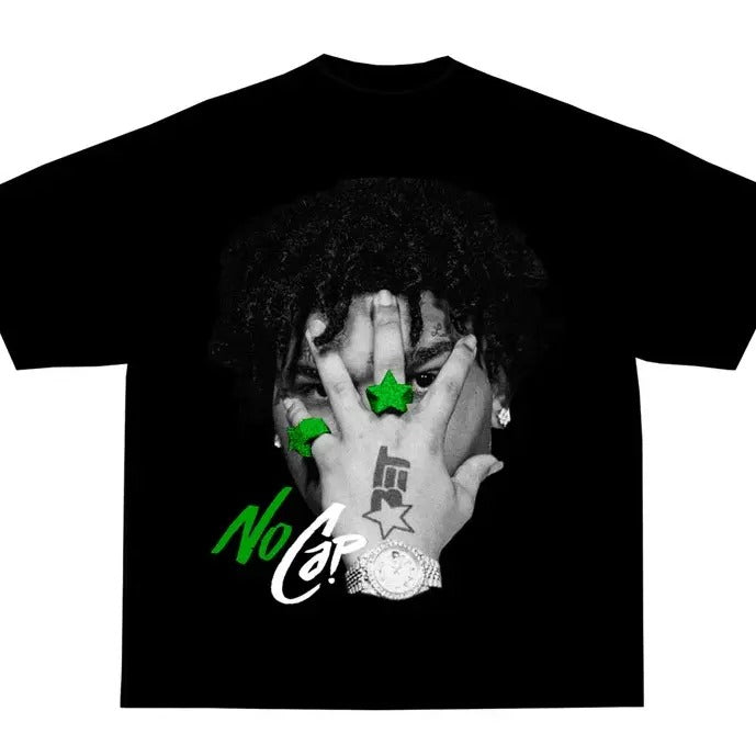 No Cappp Artist Graphic Tee - Classic Cotton Fabric Menswear - Shirt Graphic Shirt Hoodie Sweatshirt | PrintMintTees.com