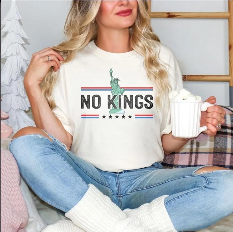 No Kings in America Shirt, Equal Rights Shirt, Anti Trump Shirt Hoodie Sweatshirt | PrintMintTees.com