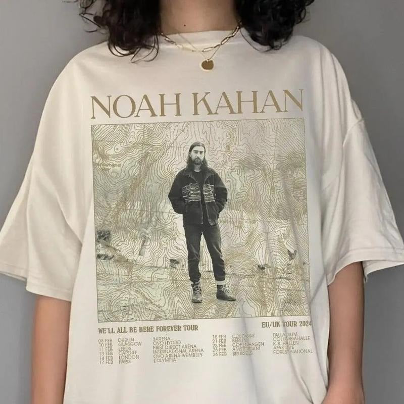 Noah Kahan Shirt We'll Be Here Forever Tour 2024 Shirt Noah Kahan Stick Season Tour 2024 Shirt Stick Season Album Unisex...