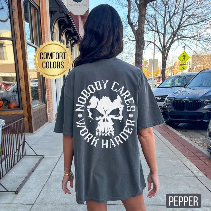 Nobody Cares Work Harder Shirt s Pump Cover Shirt Gym Rat Gift Weightlifting Shirt Gym Gift Men Gym Shirt Workout Shirt...