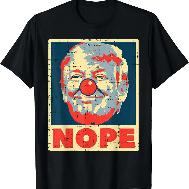 Nope Trump Clown Vintage Retro Impeach T-Shirt Hoodie, Sweatshirt | PrintMintTees.com